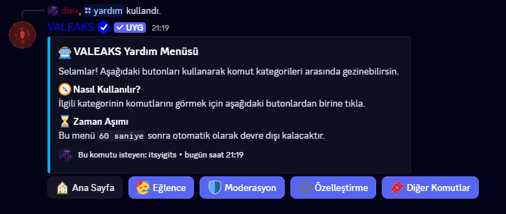 VALEAKS Bot Önizleme